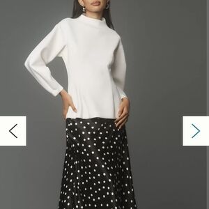 Maeve Neoprene Hourglass Pullover